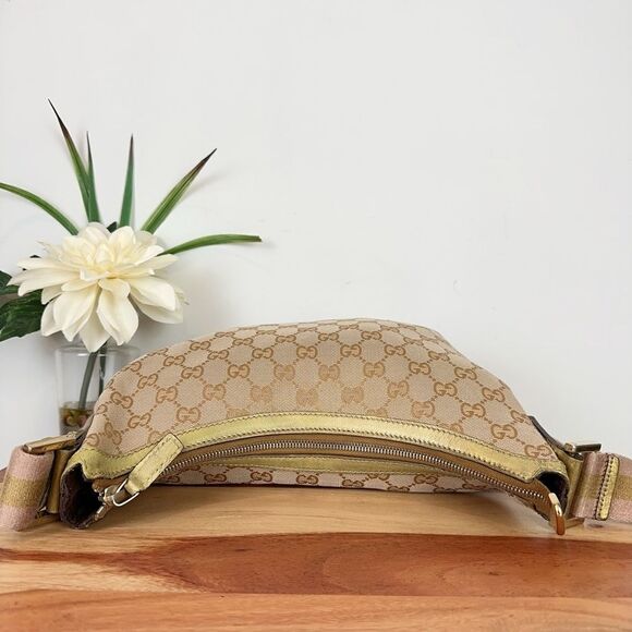 Pre owned GUCCI GG Canvas Sherry Line Shoulder Bag 181092 - Picture 5 of 12